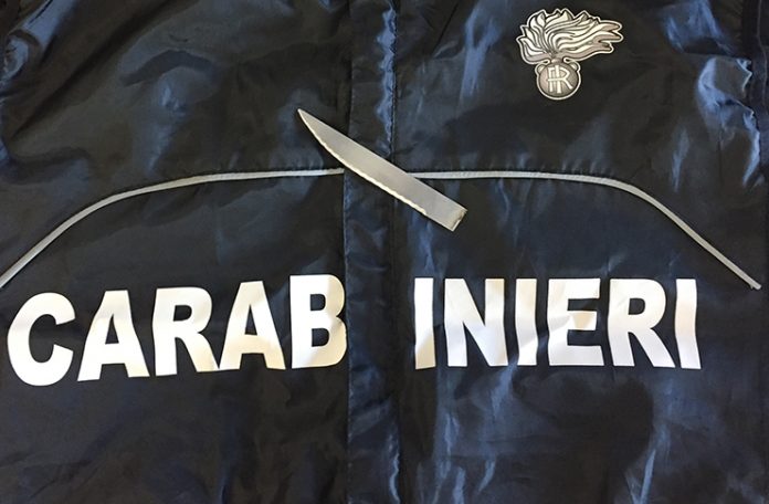 lama coltello sequestrata