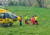 Incidente sulla pista di cross