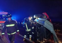 Sergnano. Si ribalta con l’auto centrando il guardrail, 25enne ferita